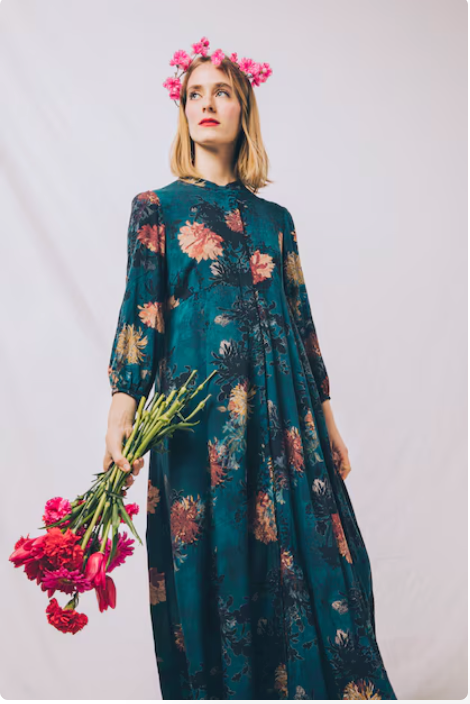 Blue Flower Dress