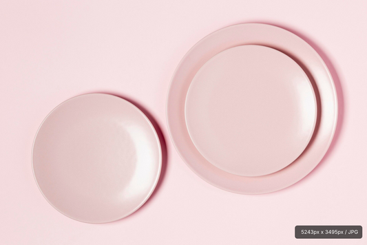 Pink Dinneware Set 36 Pieces
