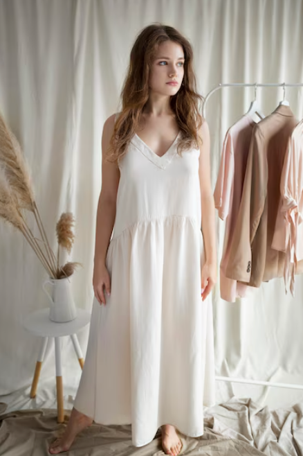 White Dress Women