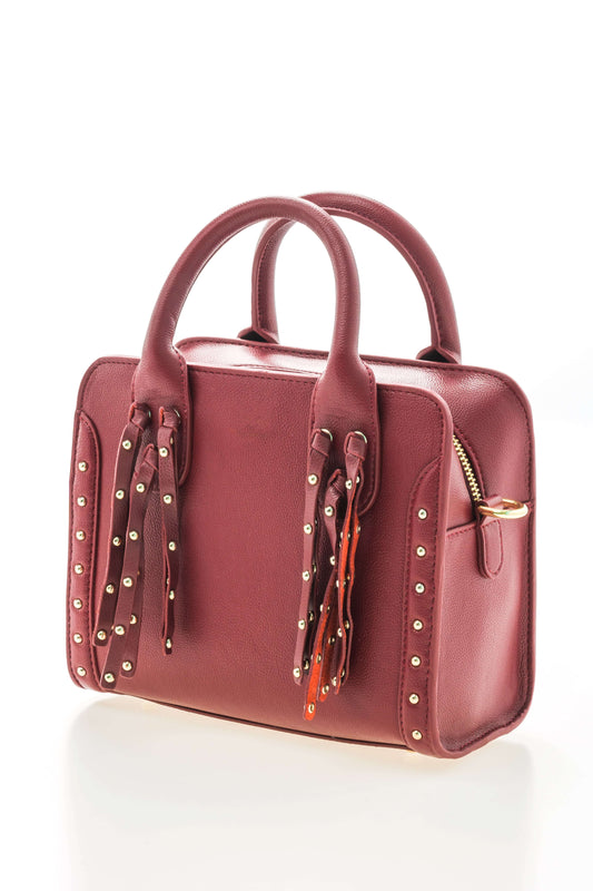 %100 Maroon Bag Women